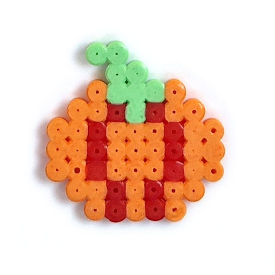 perler bead pumpkin 