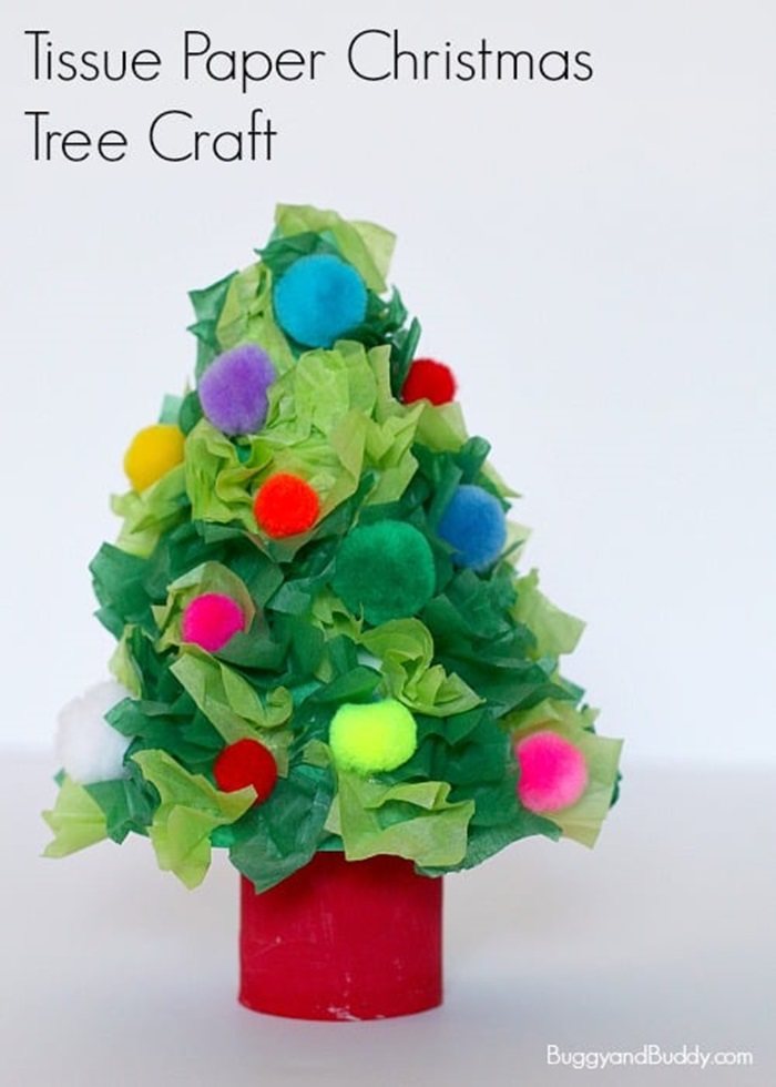 tissue paper tree