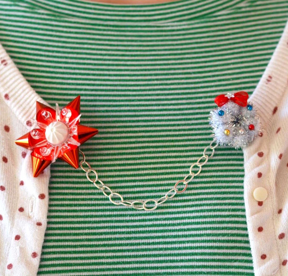 diy sweater clips