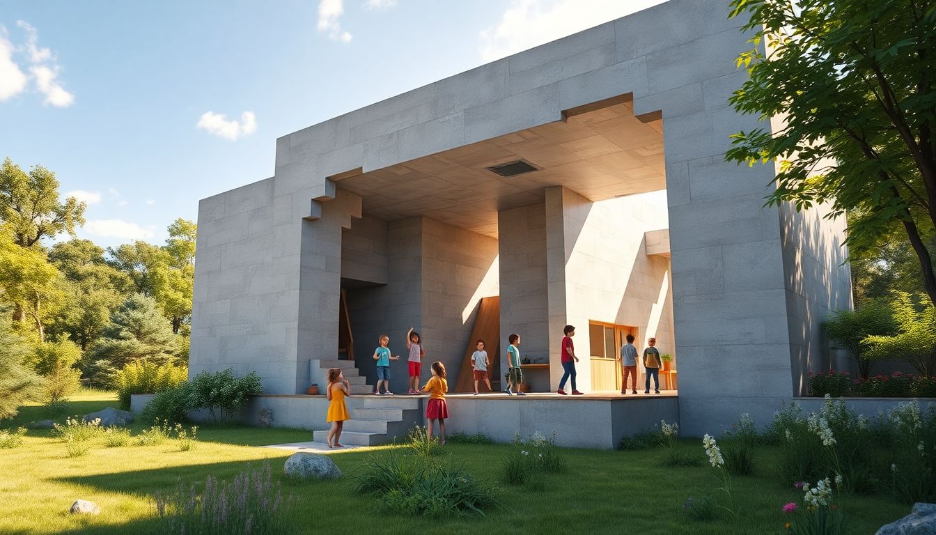 Real Life Minecraft: Concrete History Building...