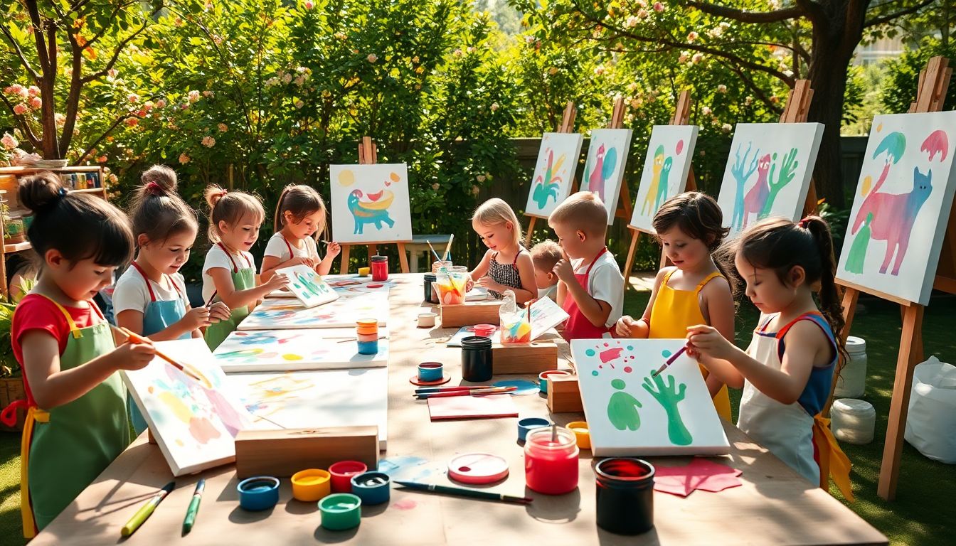 Creative Canvas Painting Crafts for Kids:...